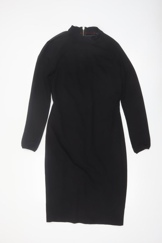 Ted Baker Women’s Black Size 12 Bodycon Knee Length Dress