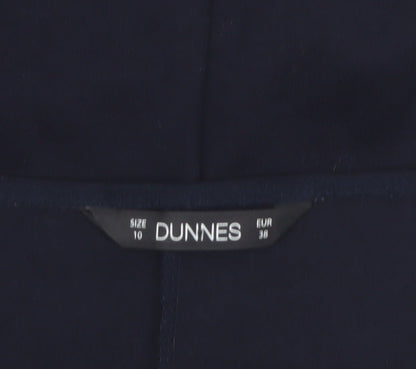 Dunnes Women Black Beaded Shift Dress Size 10 Long Sleeve