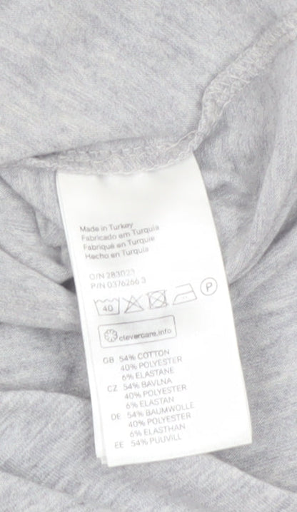 H&M Divided Women's Grey Lace Up Bodysuit XS