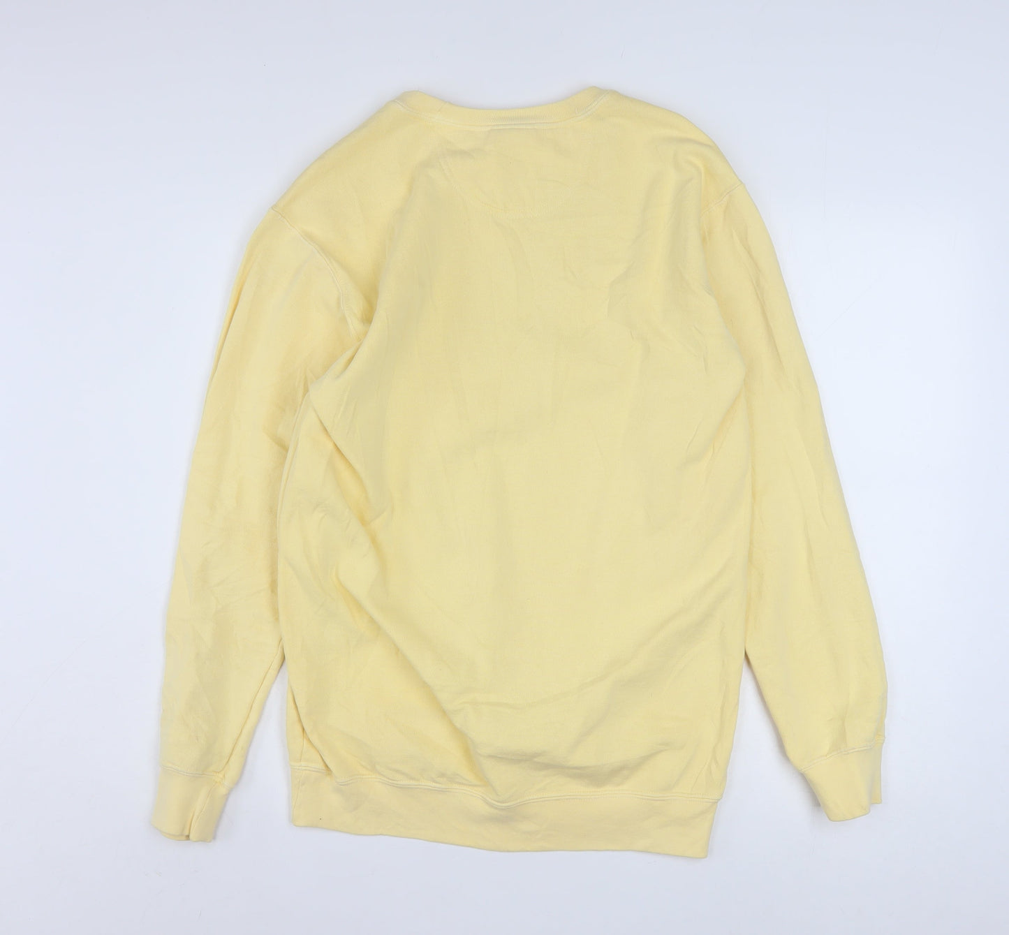 Comfort Colors Men's Yellow Millennial Sweatshirt Small Cotton Blend