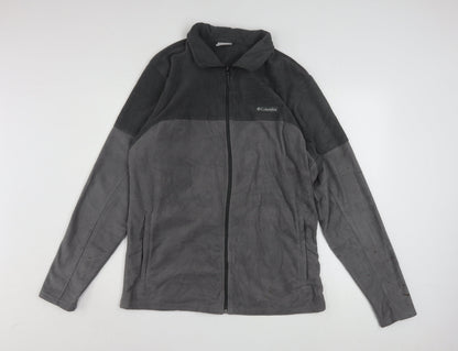 Columbia Men's Grey XL Fleece Full Zip Basic Jacket