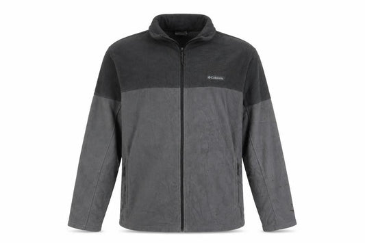 Columbia Men's Grey XL Fleece Full Zip Basic Jacket