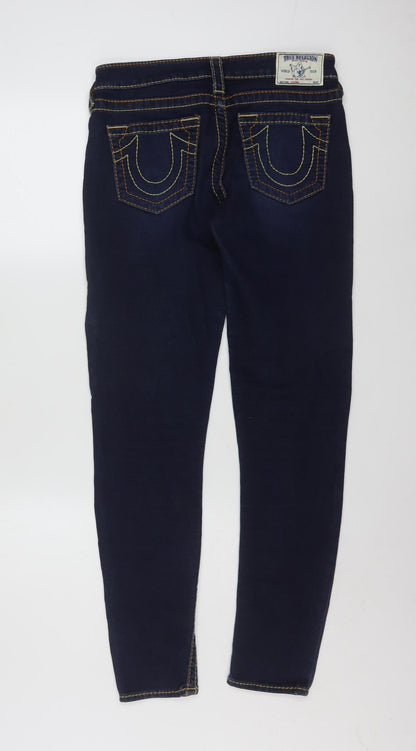 True Religion Womens Blue Denim Jegging Jeans Size 29 Slim Fit