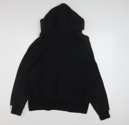 Adidas Women Black Size 14 Pullover Hoodie Cotton Blend Casual