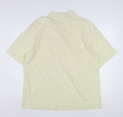 Lacoste Men’s Beige Short Sleeve Cotton Polo Shirt Size XL