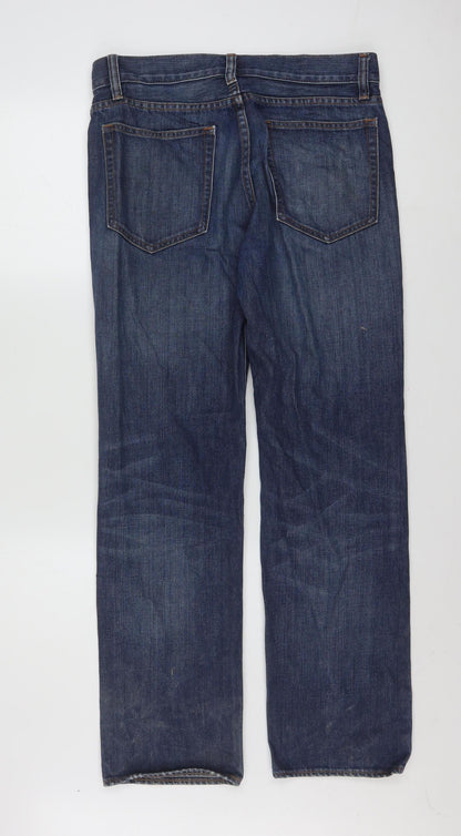 J.Crew Men's Blue Slim Straight Denim Jeans 31W 30L Cotton