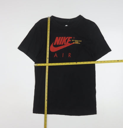 Nike Men's Black Air Graphic Cotton T-Shirt Size S