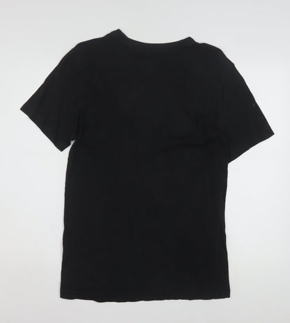 Nike Men's Black Air Graphic Cotton T-Shirt Size S