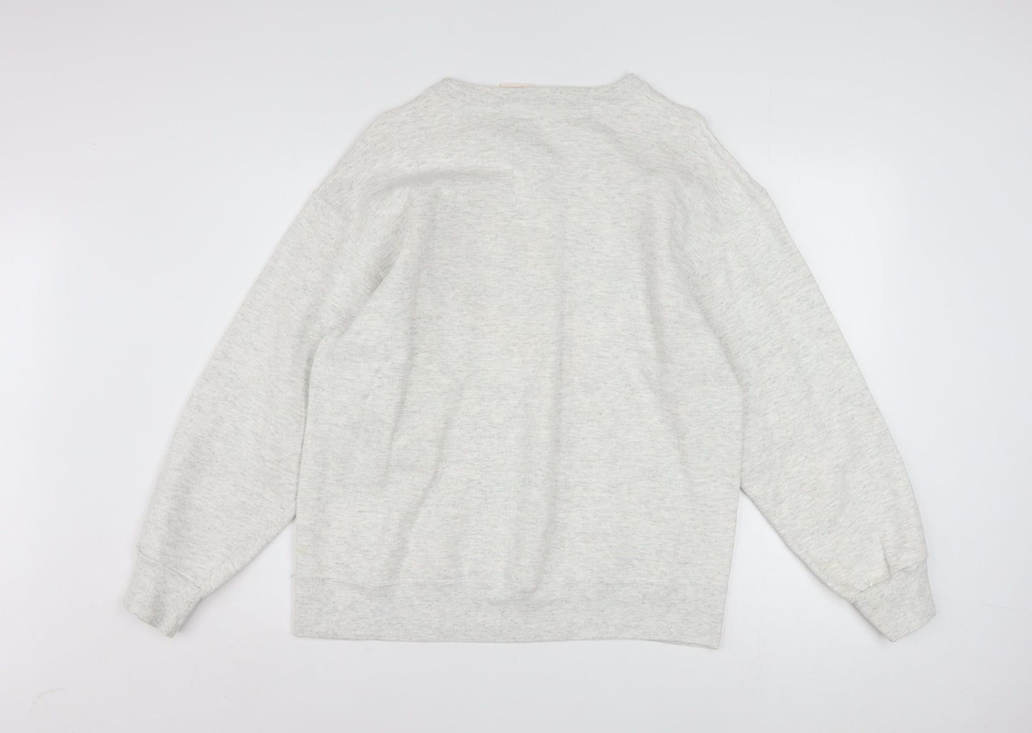 Top Threads Men's Grey Alaska Embroidered Pullover Sweatshirt Size L