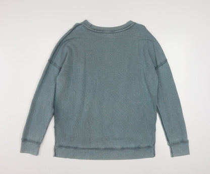 Time and Tru Women’s Gem Slate Blue Pullover Sweatshirt Size 12-14