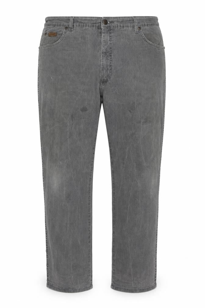 Wrangler Men's Grey Texas Stretch Straight Jeans W40 L32