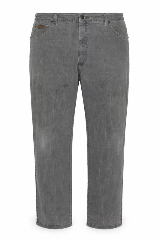 Wrangler Men's Grey Texas Stretch Straight Jeans W40 L32