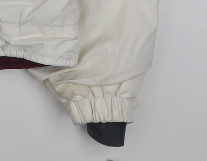 Columbia Women's Cream Hooded Puffer Jacket L Waterproof Winter Coat