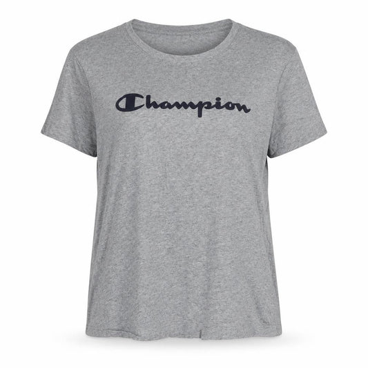 Champion Womens Grey Medium Basic Cotton T-Shirt