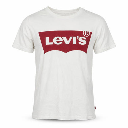 Levi's Men's White XS Graphic Logo Crew Neck Cotton T-Shirt