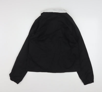 Danskin Now Womens Black M Lightweight Windbreaker Jacket
