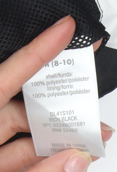 Danskin Now Womens Black M Lightweight Windbreaker Jacket
