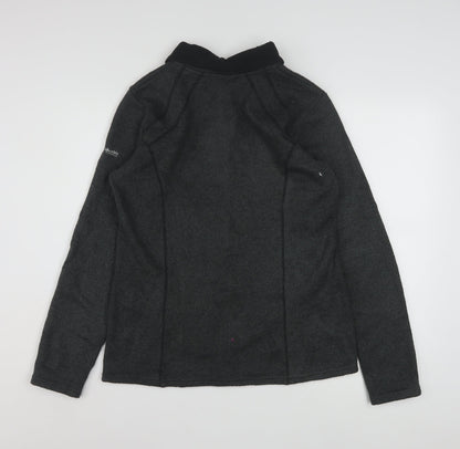 Columbia Women's Grey Fleece Full Zip Jacket Size M Outdoor Wear