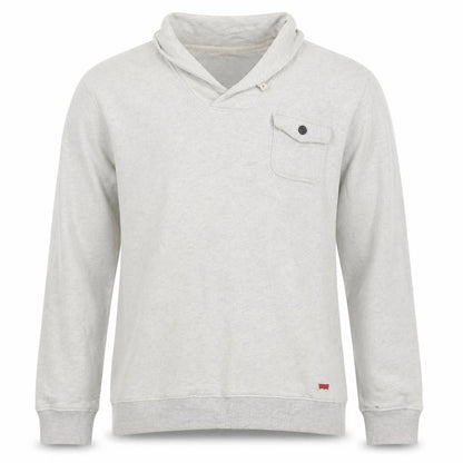 Levi's Men's Beige Pullover Hoodie Sweatshirt Size M Cotton Blend