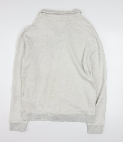 Levi's Men's Beige Pullover Hoodie Sweatshirt Size M Cotton Blend