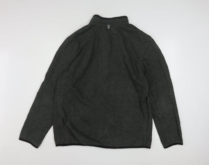 Reebok Men's Grey XL 1/4 Zip Pullover Fleece Sweatshirt