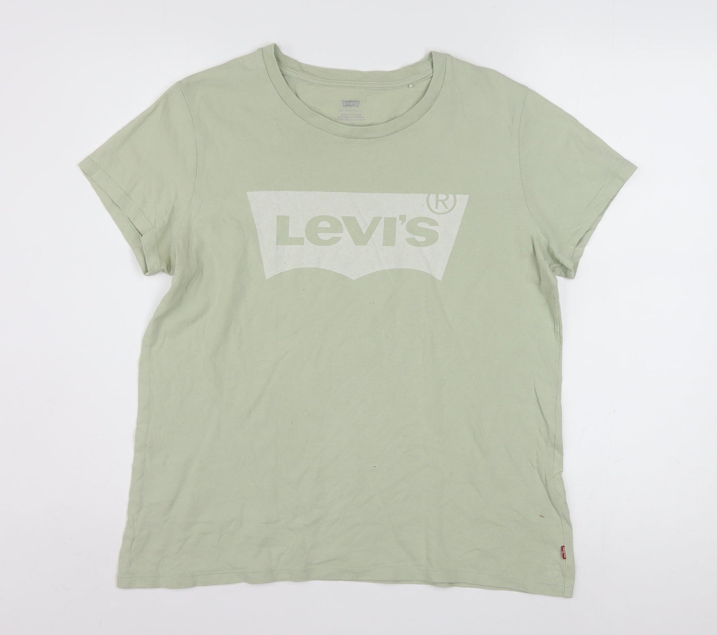 Levi's Men's Green Logo Graphic Cotton T-Shirt Size L