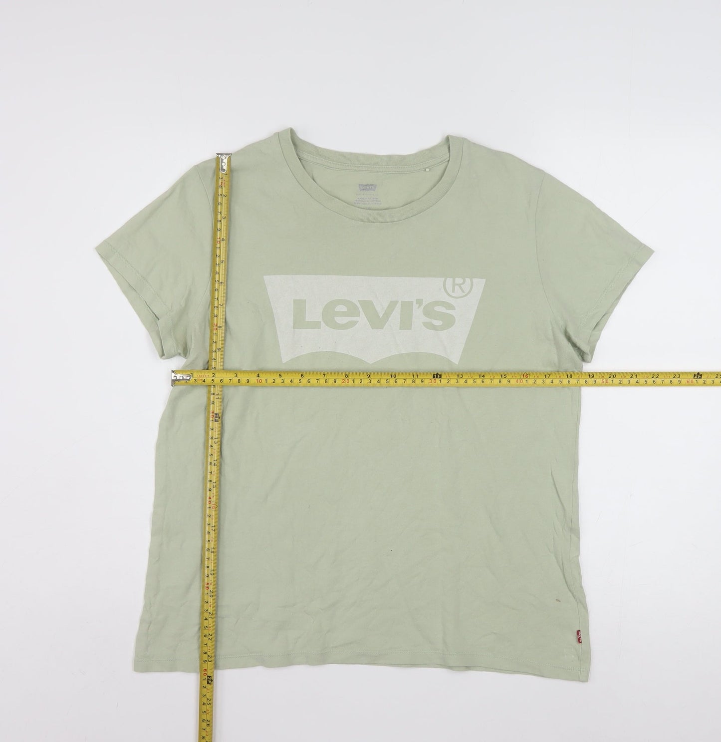 Levi's Men's Green Logo Graphic Cotton T-Shirt Size L