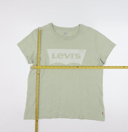 Levi's Men's Green Logo Graphic Cotton T-Shirt Size L