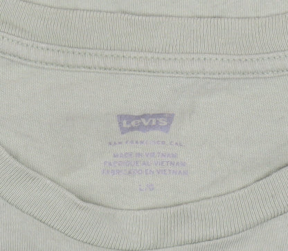 Levi's Men's Green Logo Graphic Cotton T-Shirt Size L