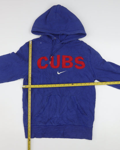 Nike Men's Blue Cubs Pullover Hoodie Small Sports Fleece