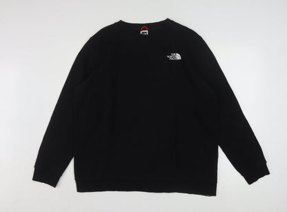 The North Face Womens Black XL Pullover Sweatshirt Crew Neck Fleece