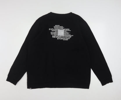 The North Face Womens Black XL Pullover Sweatshirt Crew Neck Fleece