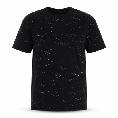 Nike Men's XS Black Cotton Crew Neck Graphic Print T-Shirt