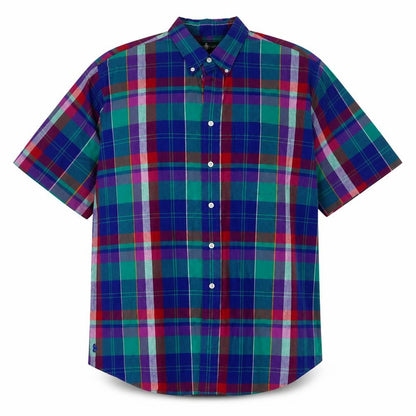 Hunt Club Men's Multicoloured Check Cotton Button-Up XL Tall Shirt