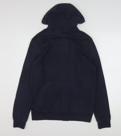 Adidas Boys Navy Adventure Pullover Hoodie XL 15-16 Years Cotton Blend
