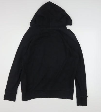Levi's Men's Black Pullover Hoodie Small Classic Logo Cotton