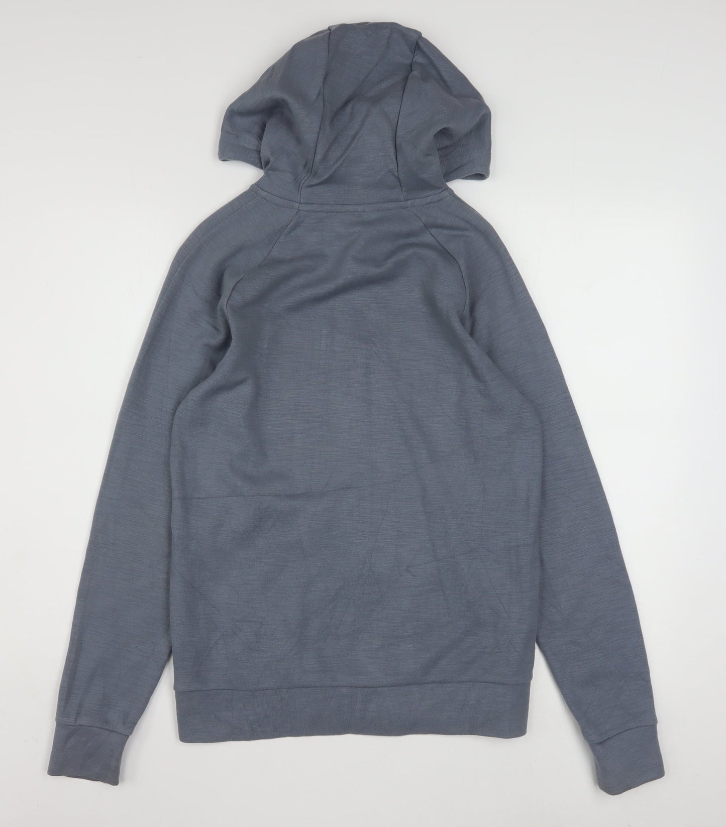 Nike Men's Grey XS Full Zip Hoodie Lightweight Cotton Blend