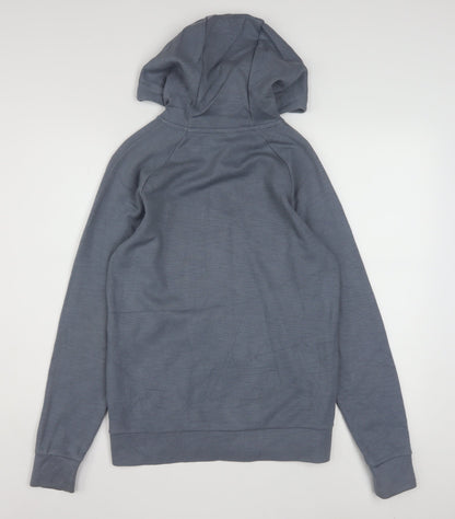 Nike Men's Grey XS Full Zip Hoodie Lightweight Cotton Blend