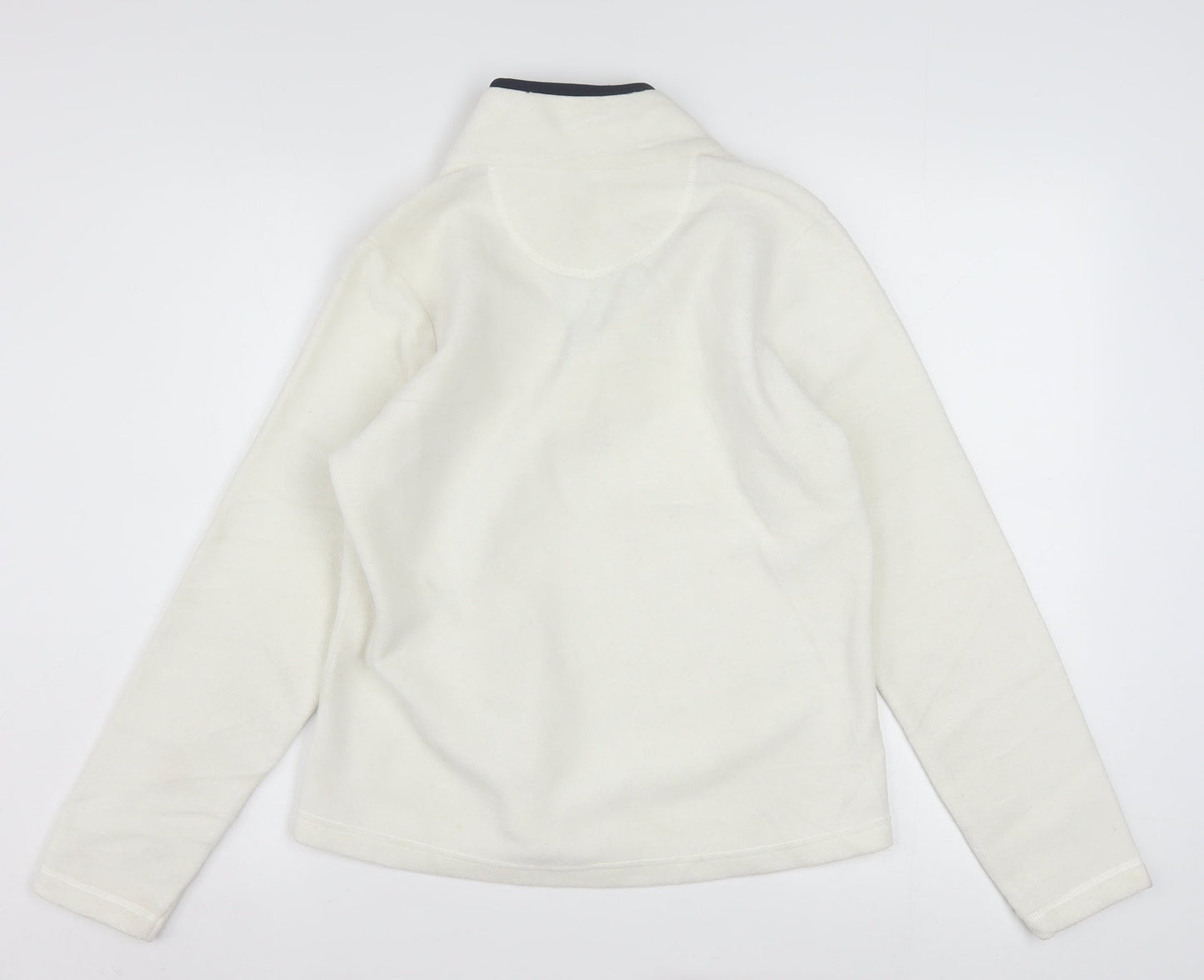 Ellesse Womens White Fleece Pullover Sweatshirt Size 12