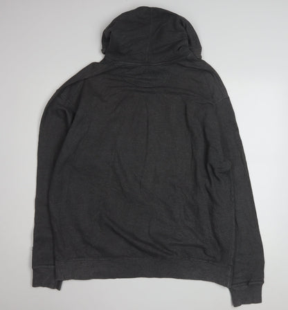 Champion Men's Black XL Pullover Hoodie with Logo Design