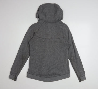 Nike Women’s Grey Full Zip Hoodie Small Hooded Sportswear