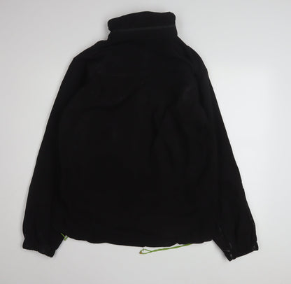 Kappa Men's Black XL Softshell Full Zip Jacket Windproof Waterproof