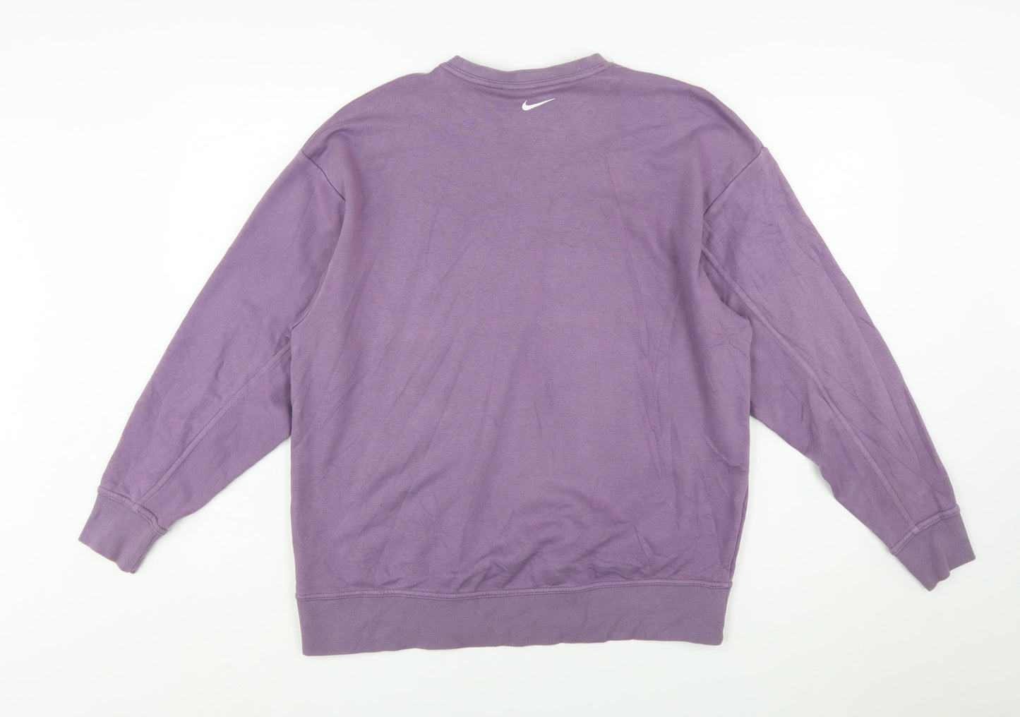 Nike Womens Purple Dri-Fit Pullover Sweatshirt Size S
