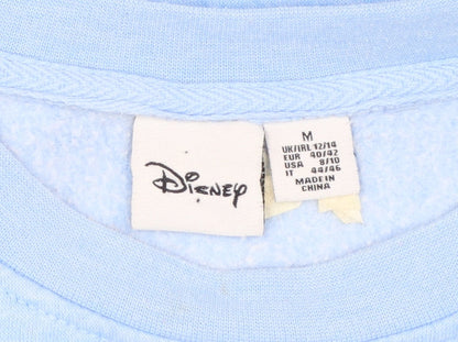Disney Women Blue Mickey Mouse Pullover Sweatshirt Size M 12/14