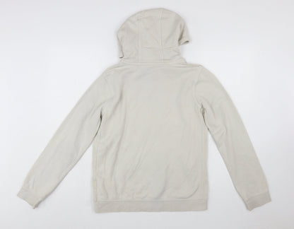 Nike Boys Beige Pullover Hoodie XL (158-170cm) Fleece Cotton Blend