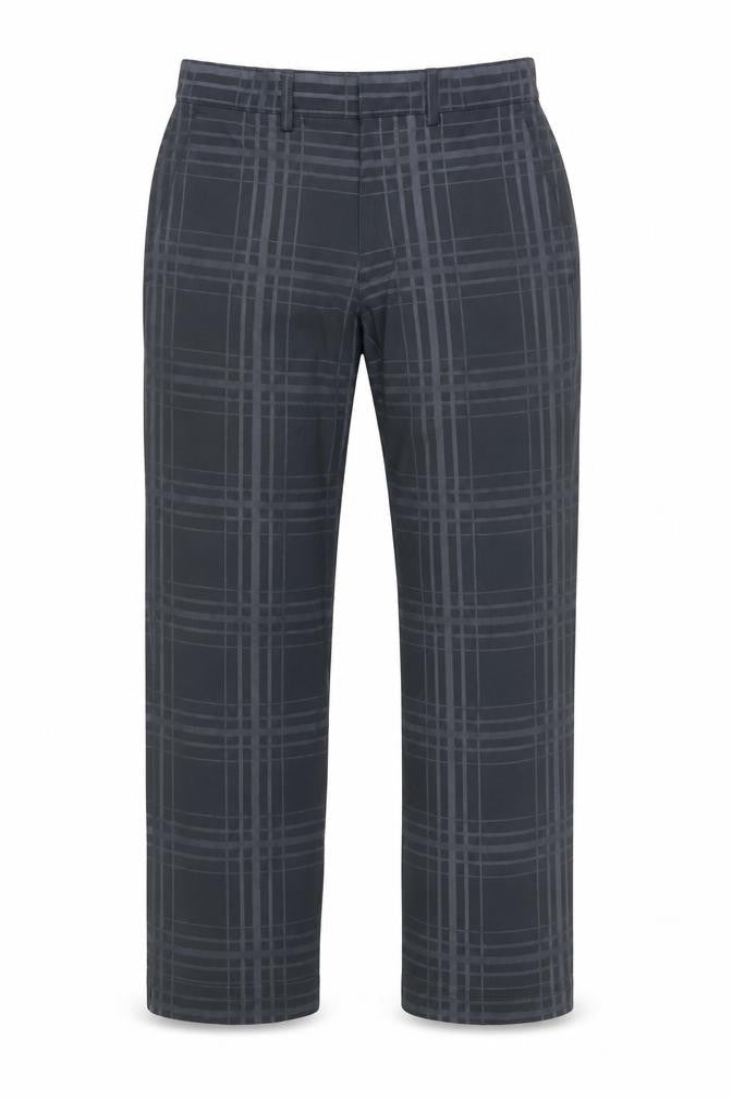 Under Armour Men’s Grey Check Chino Golf Trousers 32x30 Stretch