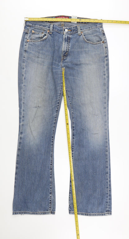 Levi's Women's Blue 515 Bootcut Jeans Size 12 Regular Low Rise Denim