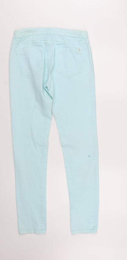Easy Wear Women’s Blue Skinny Jeans Size 14 Regular Denim Stretch