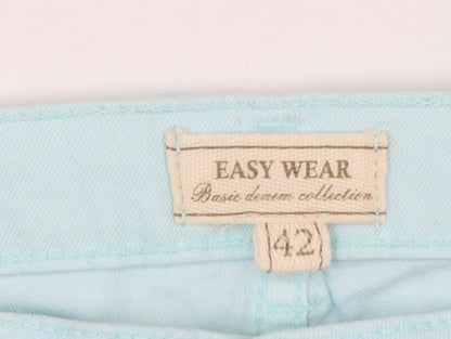 Easy Wear Women’s Blue Skinny Jeans Size 14 Regular Denim Stretch