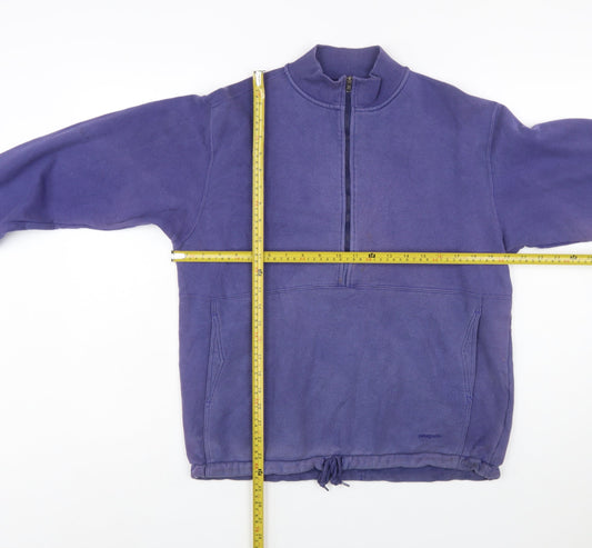 Patagonia Boys Purple 14 Years Fleece 1/2 Zip Pullover Sweatshirt